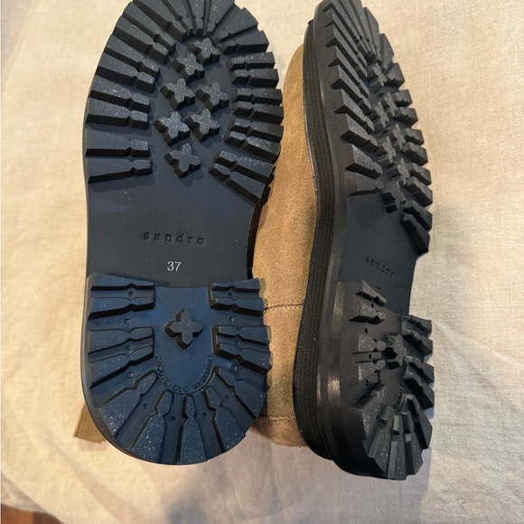 Sandro Olive Green Boots - Picture 6 of 11